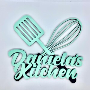 Personalized Kitchen Sign
