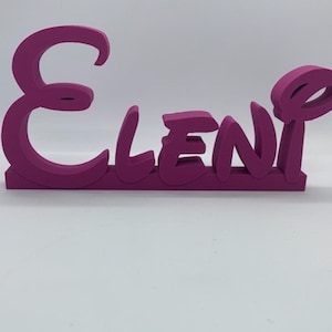 Disney Style Name Plate
