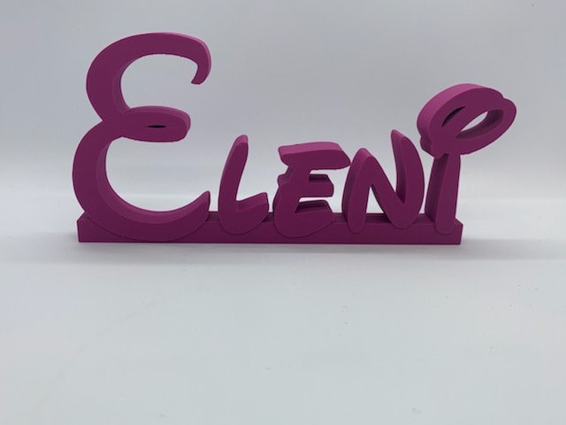 TVOKIDS Uppercase Alphabet 3D Printed Letters Custom Name