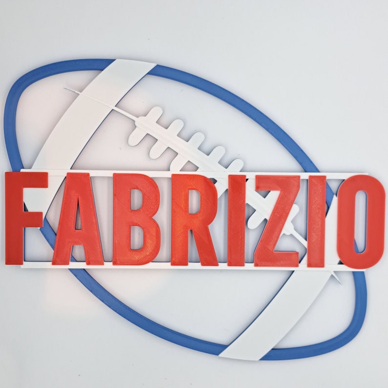Football Personalized Wall Sign Etsy