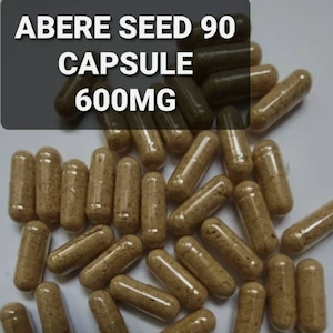 Abere seeds(Hunteria Umbellata) capsules 90 600mg.