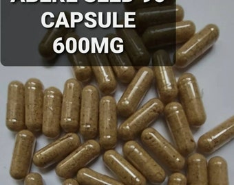 Abere seeds(Hunteria Umbellata) capsules 90 600mg.