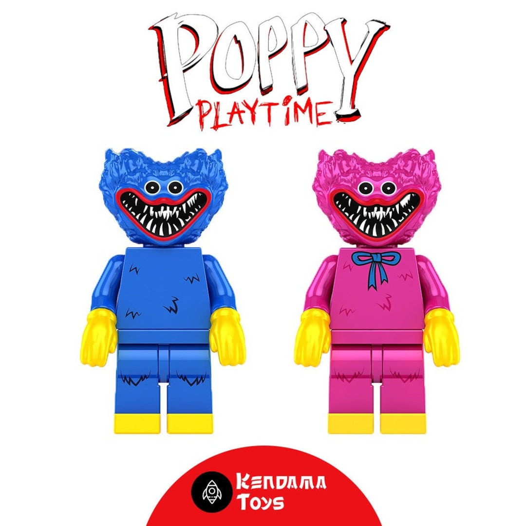 Set of 4 POPPY PLAYTIME Action Figures - Huggy Wuggy Mommy Long