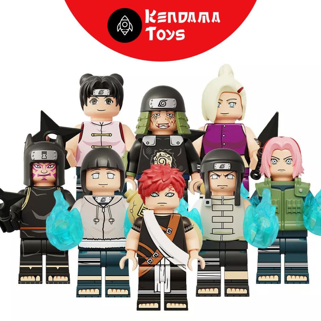 Set of 8 Naruto Minifigures Kankuro Etsy