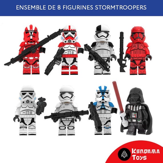 dief compileren verlies uzelf Set of 8 Lego-compatible STAR WARS Stormtrooper Figures - Etsy