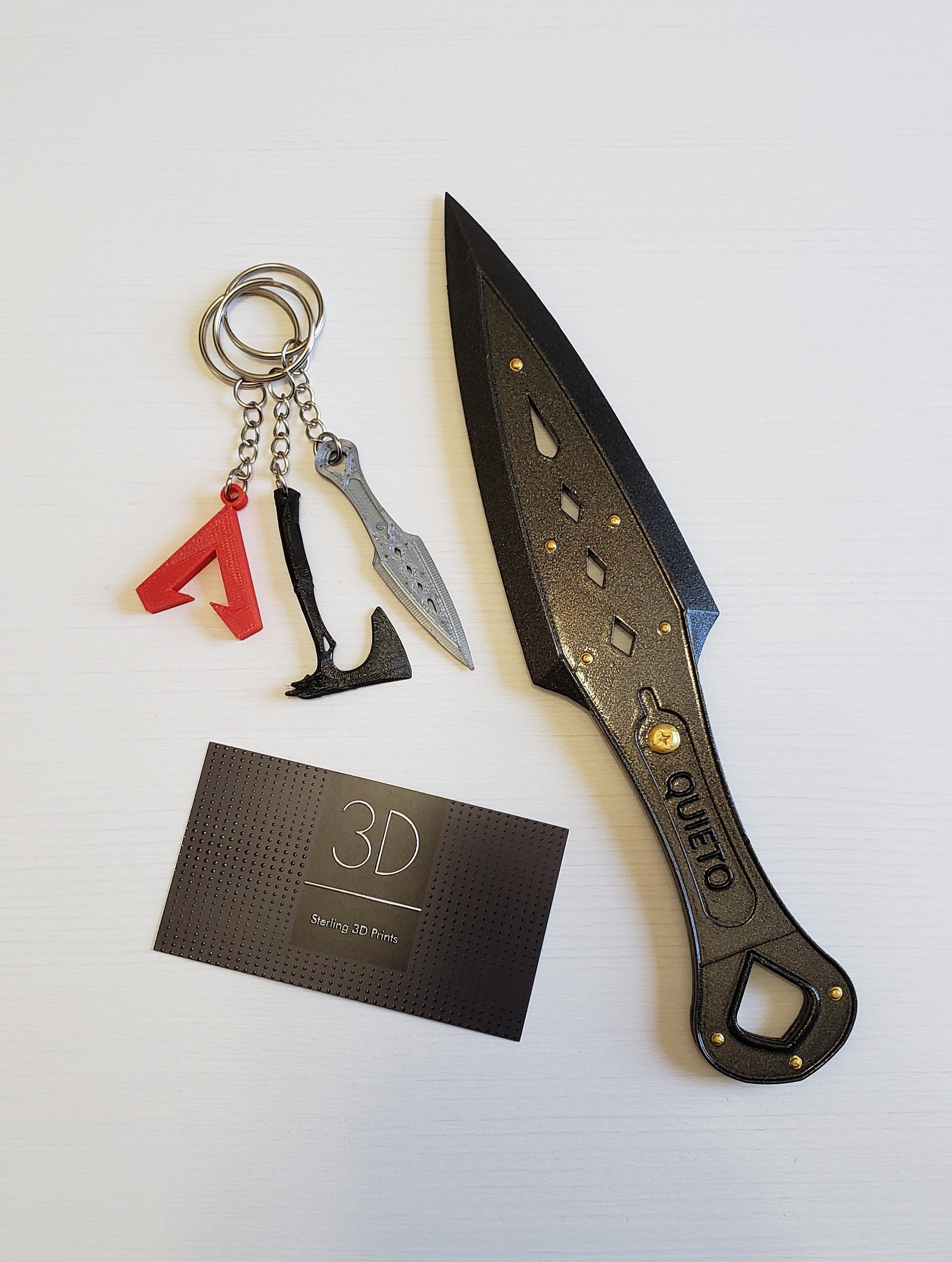 Apex Legends Wraith Heirloom Kunai Knife 3D Printed Cosplay Etsy