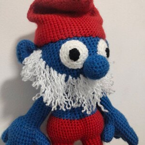 Papa smurf amigurumi