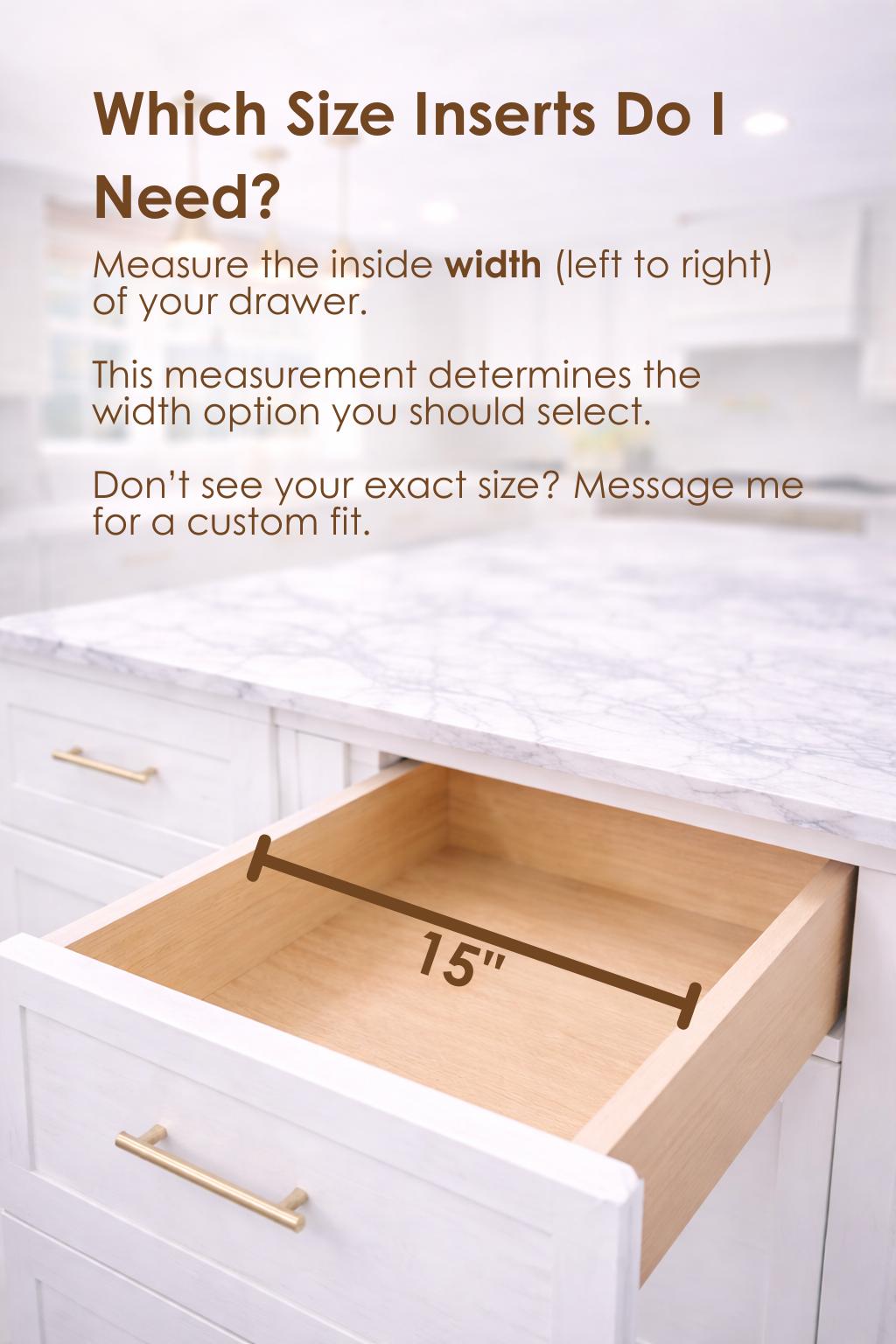 Custom Spice Rack Insert Spice Drawer Organizer Insert | Modular Drawer Spice Rack | Custom ...