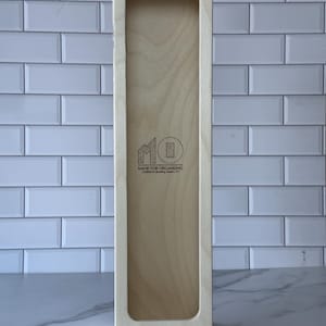 Jumbo Baggie Organizer Box, Wooden Kitchen Storage, Made in USA