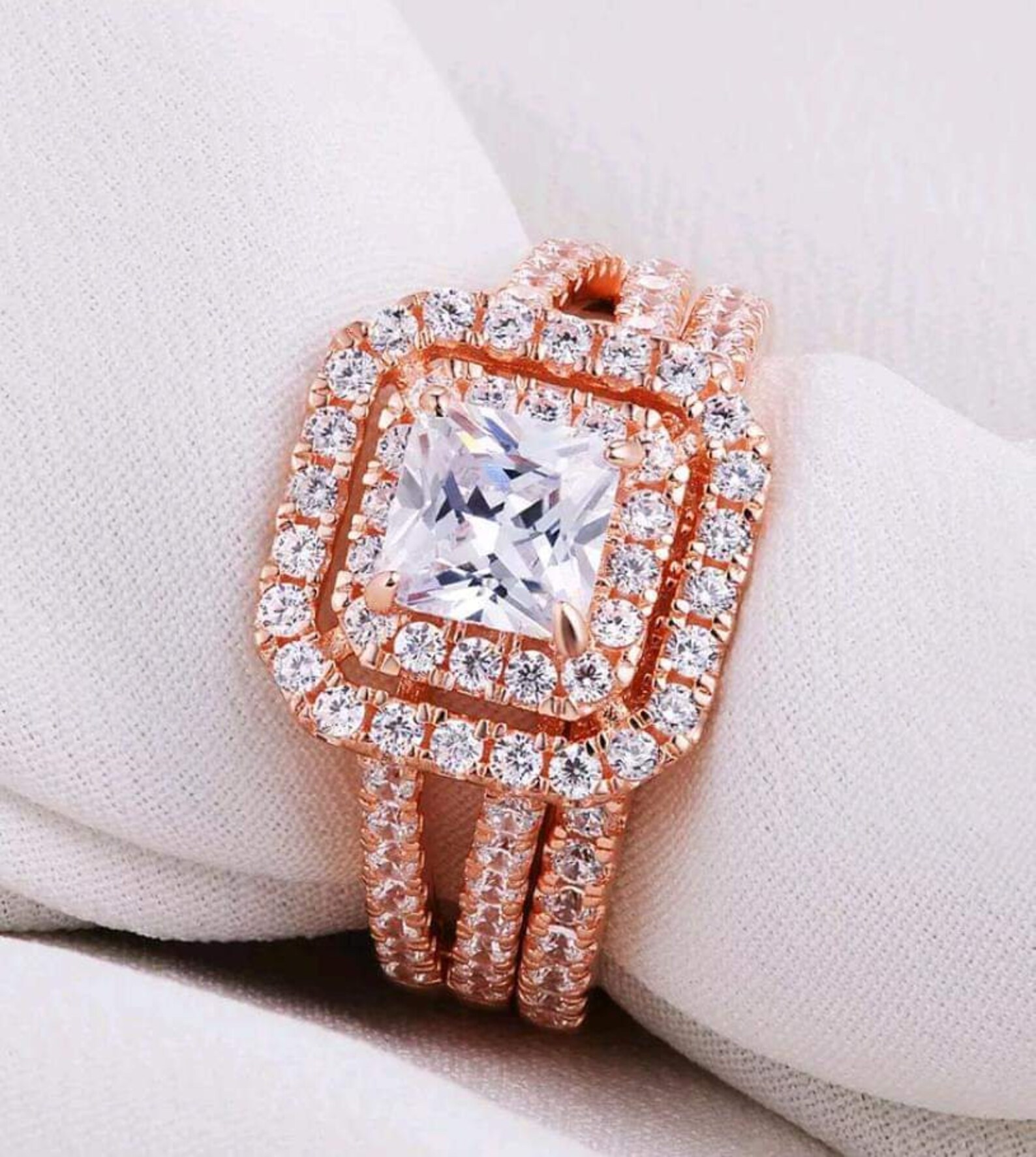 etsy wedding rings womens