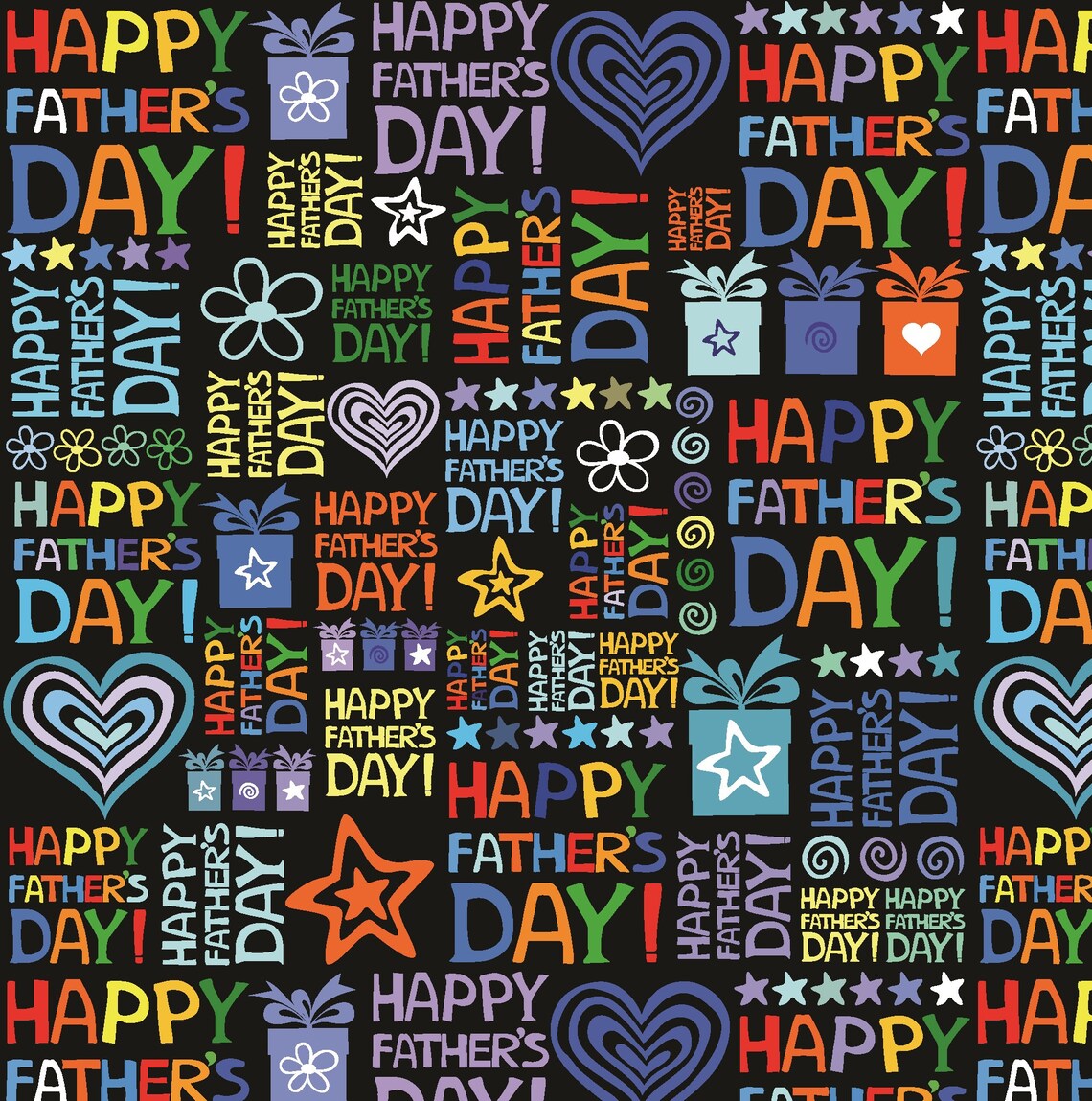 Fathers Day Wrapping Paperfathers Day Gift Wraphappy Fathers - Etsy