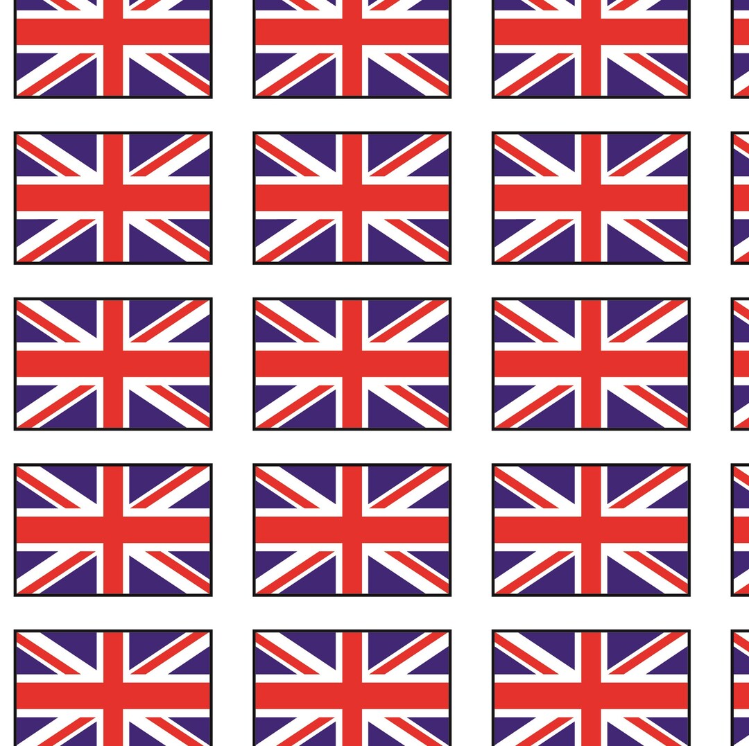 Union Jack Wrapping Paperbirthday Wrapvalentines Wrapfun Etsy