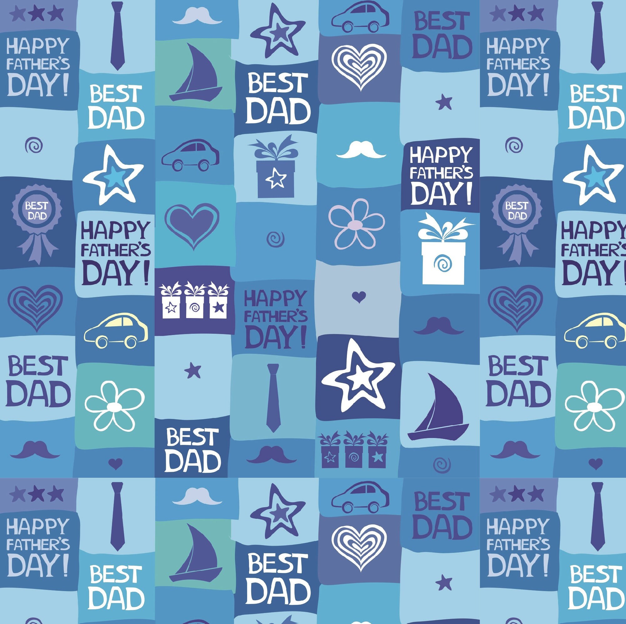 Fathers Day Wrapping Paperfathers Day Gift Wraphappy Fathers Etsy