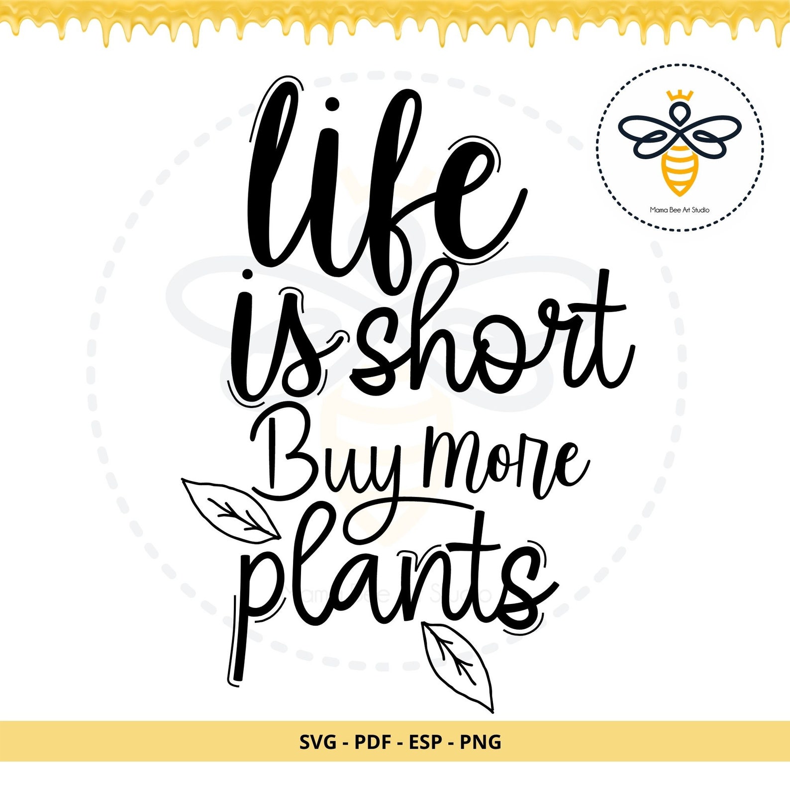 Funny plant quote svg Plants svg Garden quote svg png Etsy