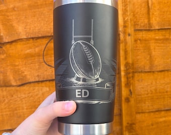 Rugby Tumbler Birthday Gift for Him