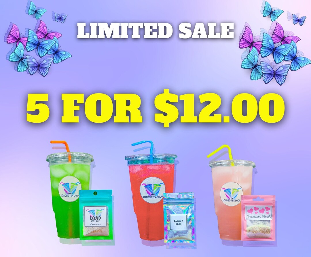 5 for 12.00 Loaded MEGA Tea Kit Ready to Go at Home FREE - Etsy