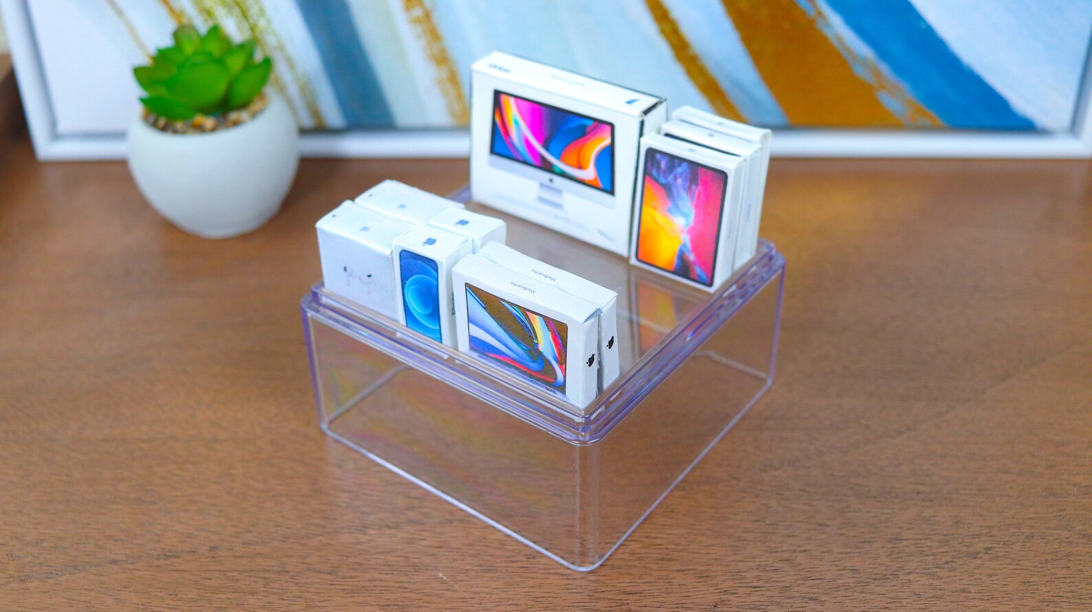 Mini Clear Display Stand For Miniature Electronics For Mini Etsy