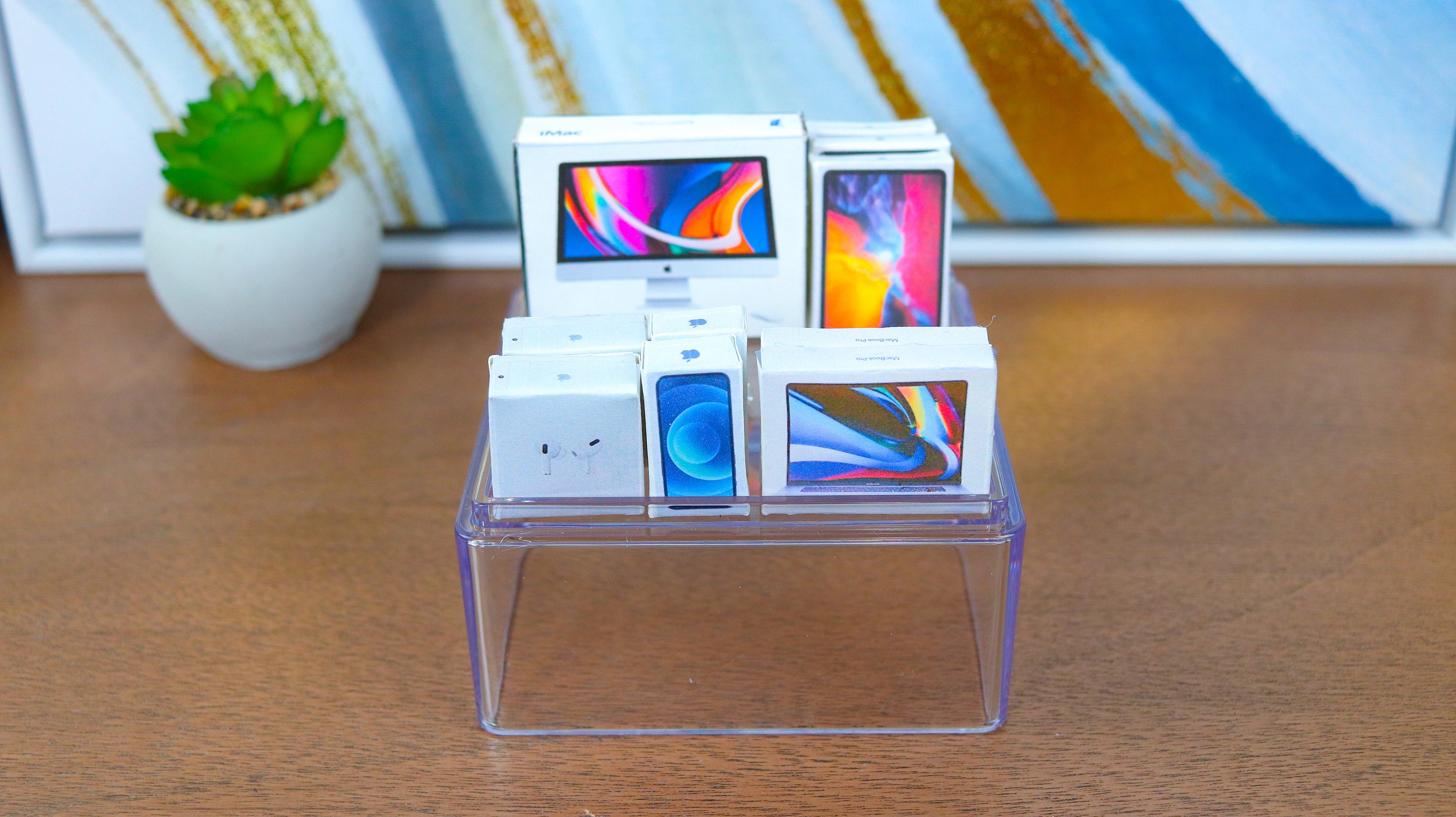 Mini Clear Display Stand For Miniature Electronics For Mini Etsy