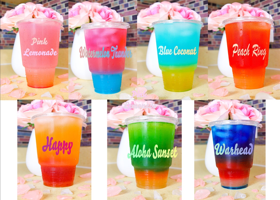 32 oz Cups Loaded Mega Tea To Go Kit ZERO Sugar Full of Etsy