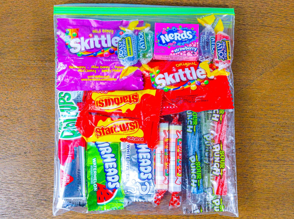 Candy Pouch Bulk Candy Candy Pouches Candy Pack Sweet Etsy