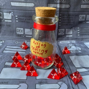 D&D Healing Potion Dice Bottles