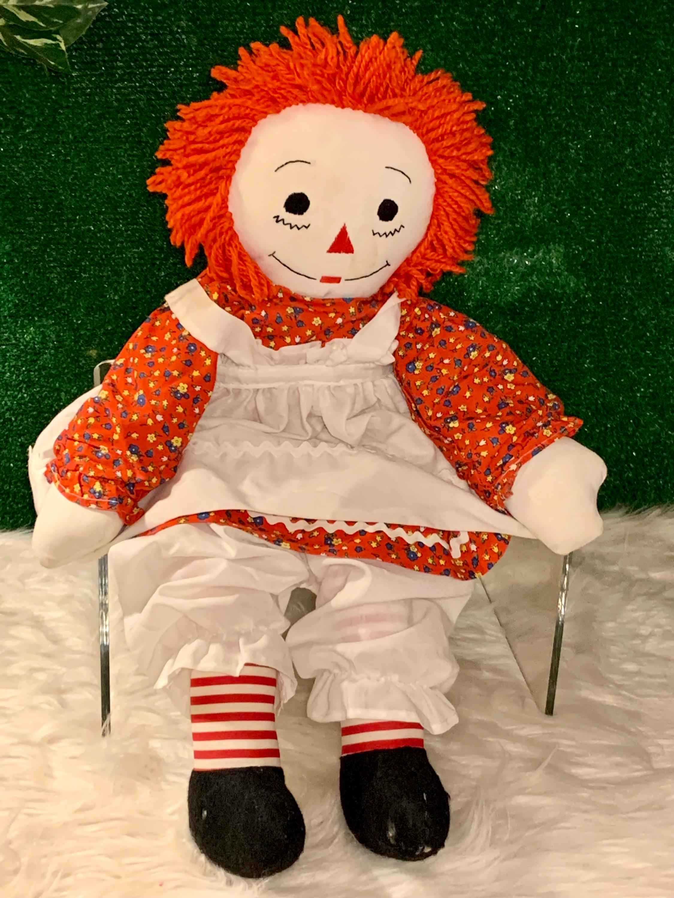 Raggedy ann doll handmade - Etsy 日本