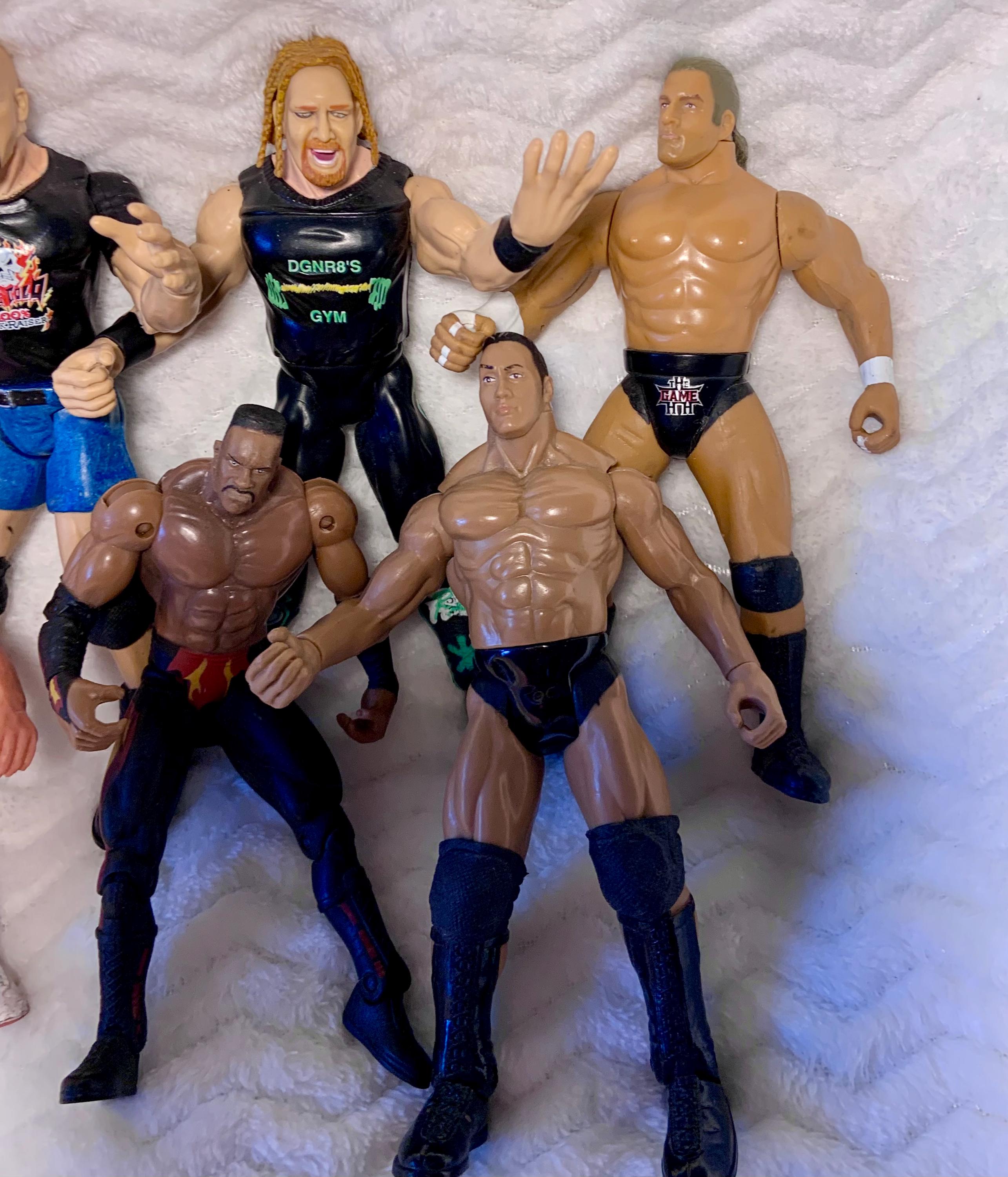 Vintage 90's Wwf, Wcw, Wwe . WRESTLING Action Figures… Lot of 7 - Etsy