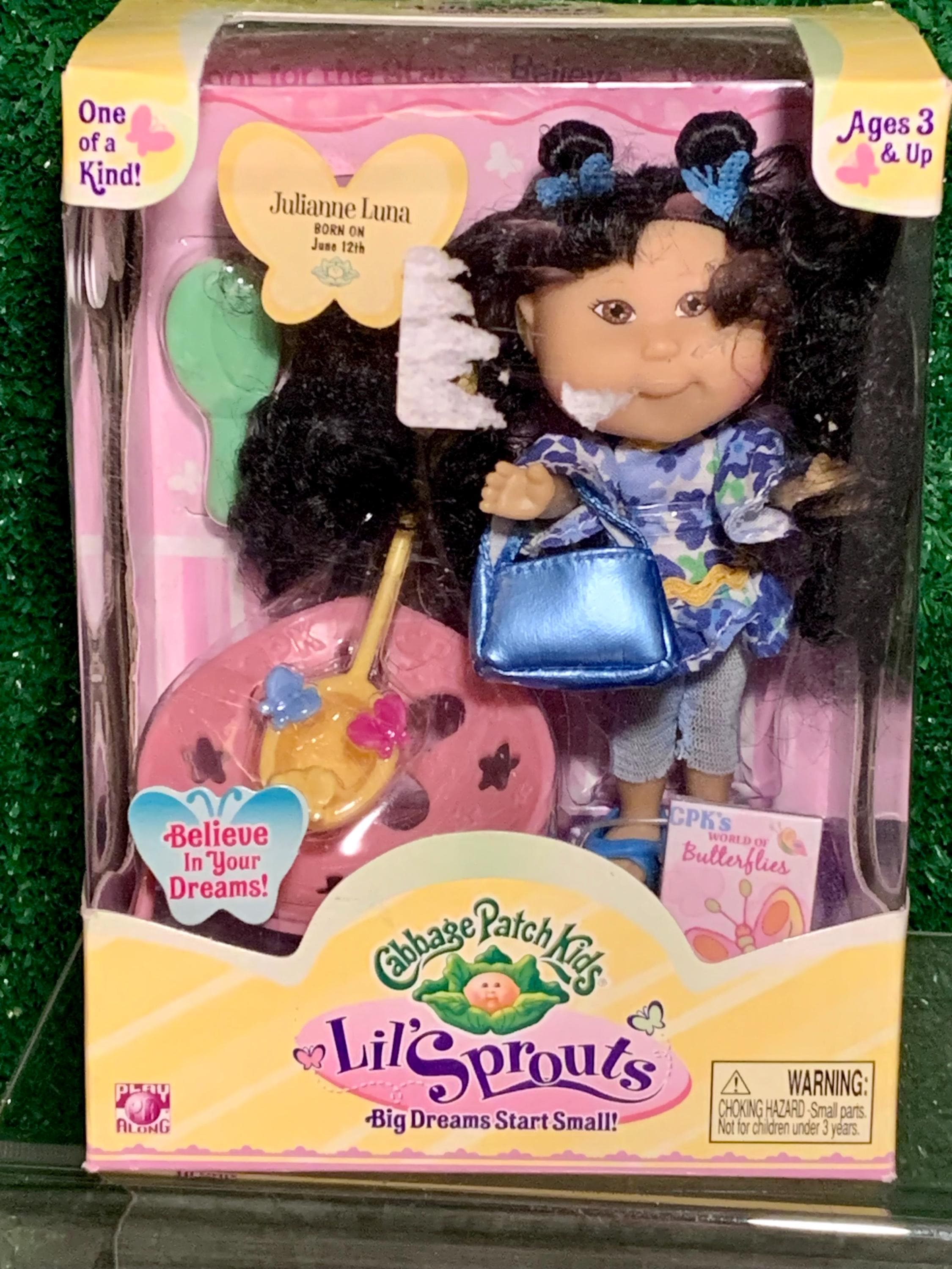 1999 Lil Sprouts Cabbage Patch Mini 7in Julianne