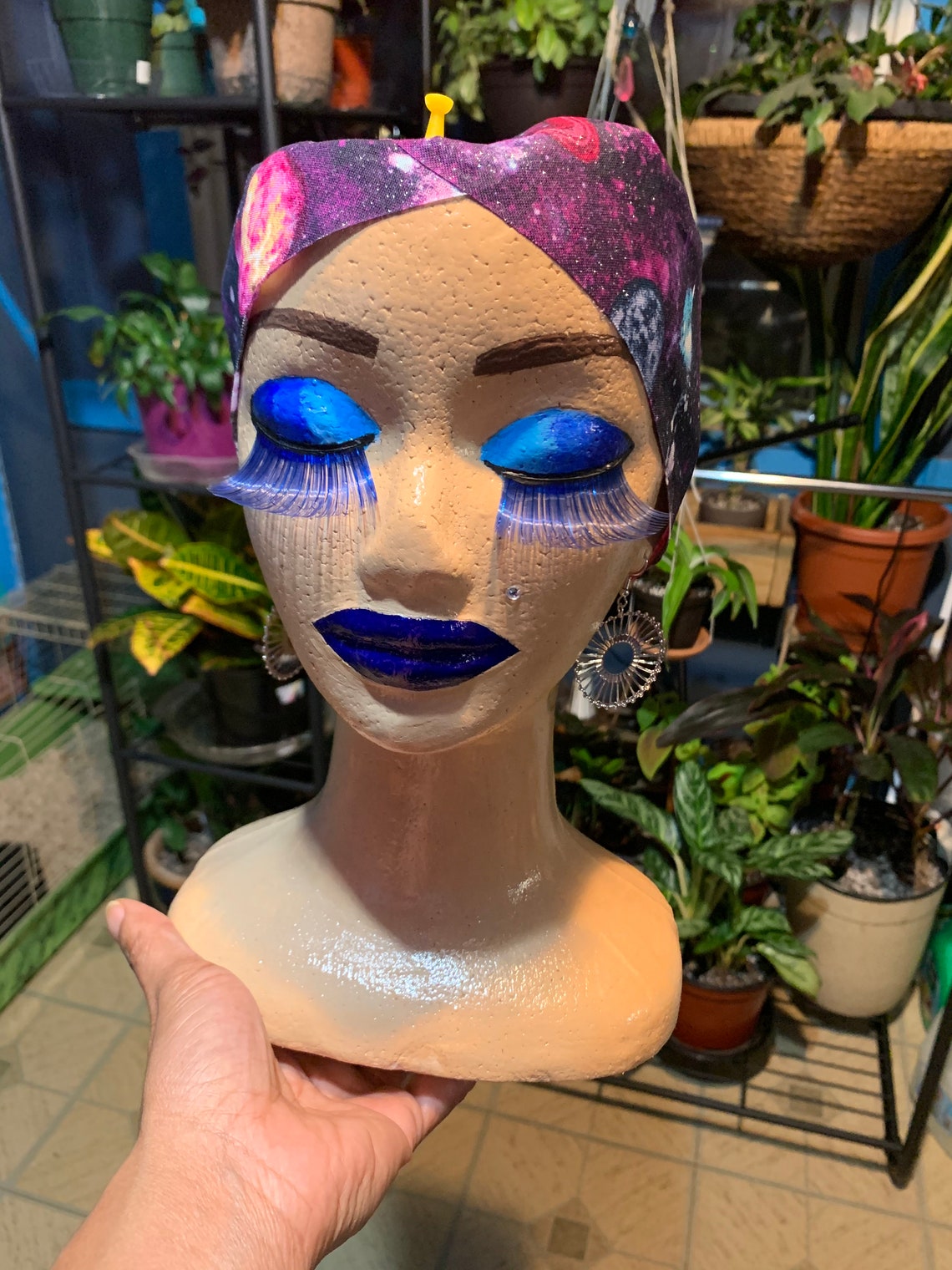 Styrofoam Plant Heads Etsy