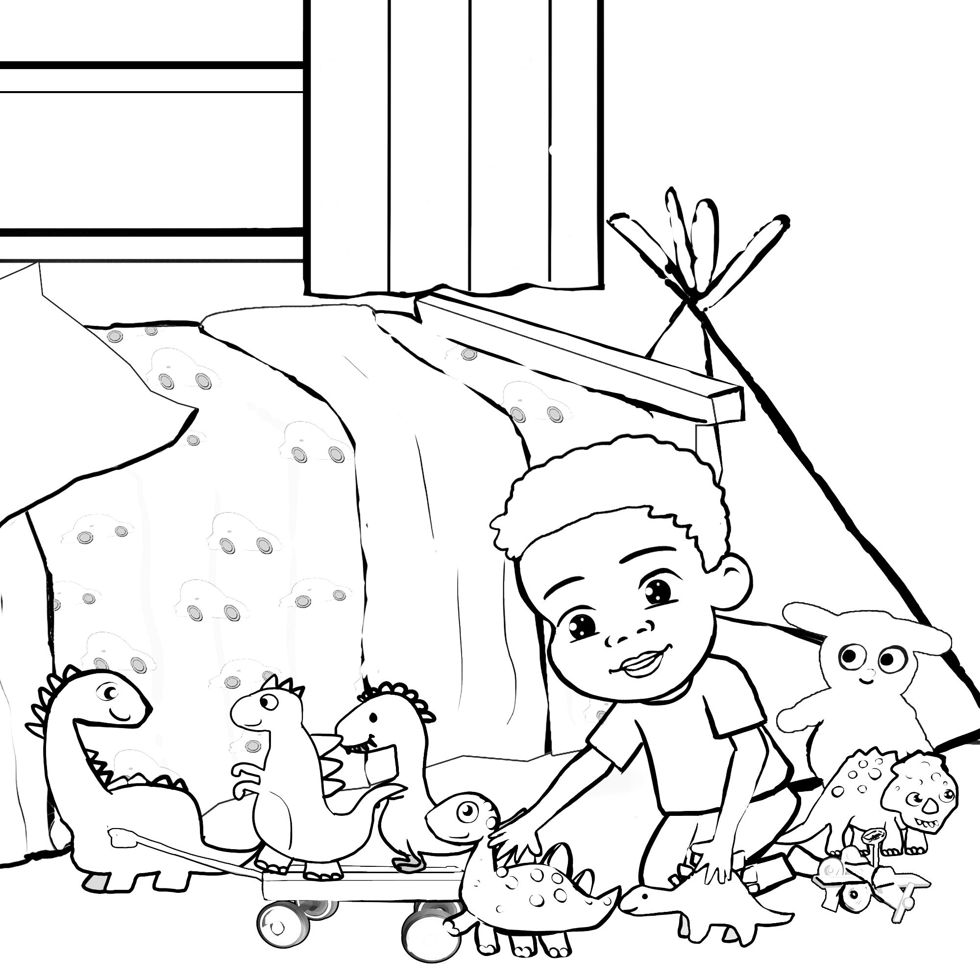 Livre de coloriage de dinosaur des enfants  Etsy