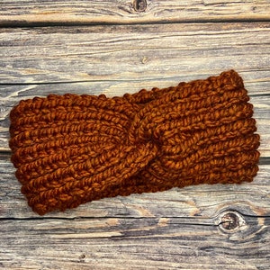 Twist Knot Headband - Chunky Knit Winter Headband - Ear warmer - Gifts - Cozy and Warm