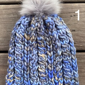 Hand Knit Hat - Knit Beanie - Winter Hat - Cozy Warm Gifts - Wool Hat - Malabrigo Hat - Sandalwood Beanie