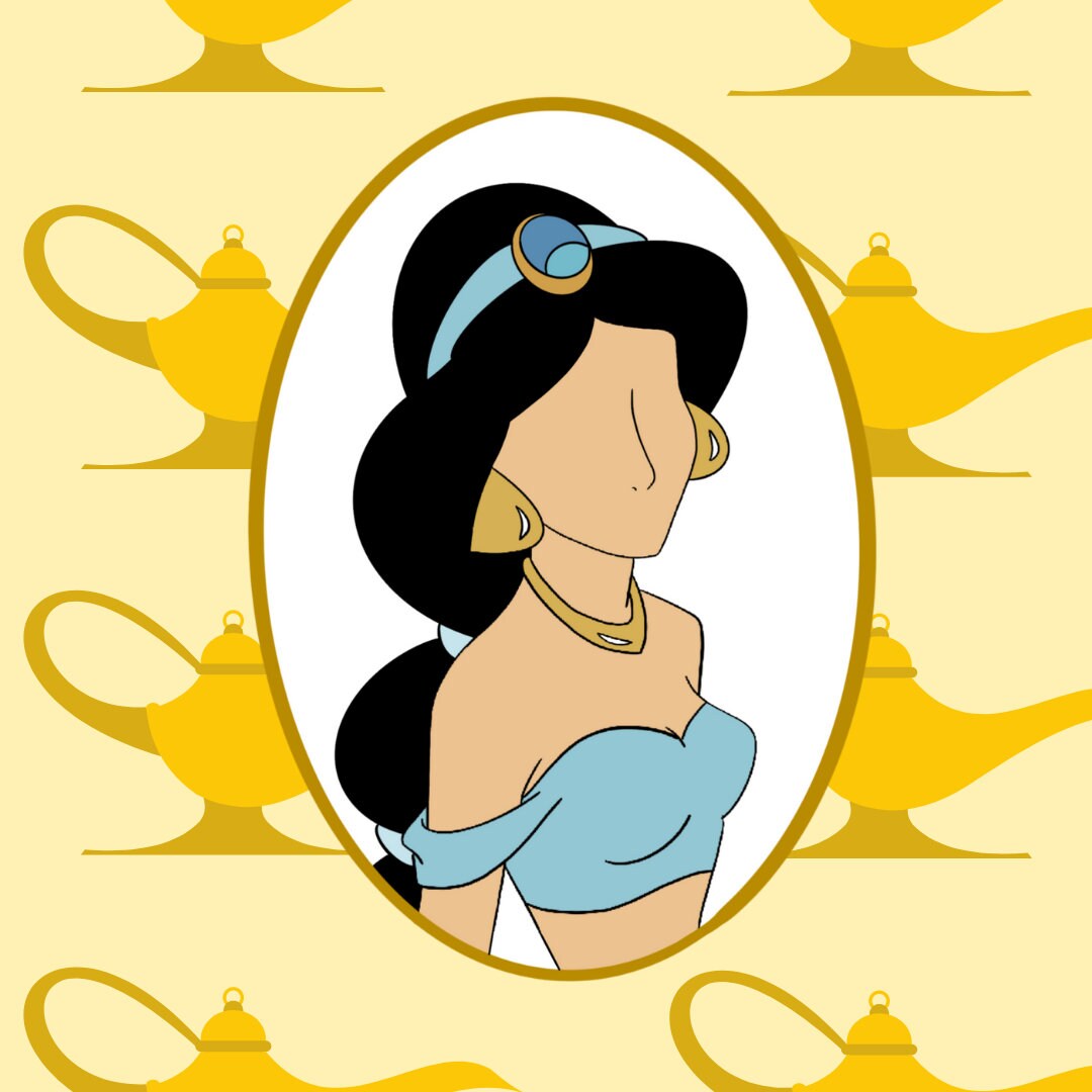 Princess Jasmine Sticker Disney Princess Die Cut Vinyl Etsy