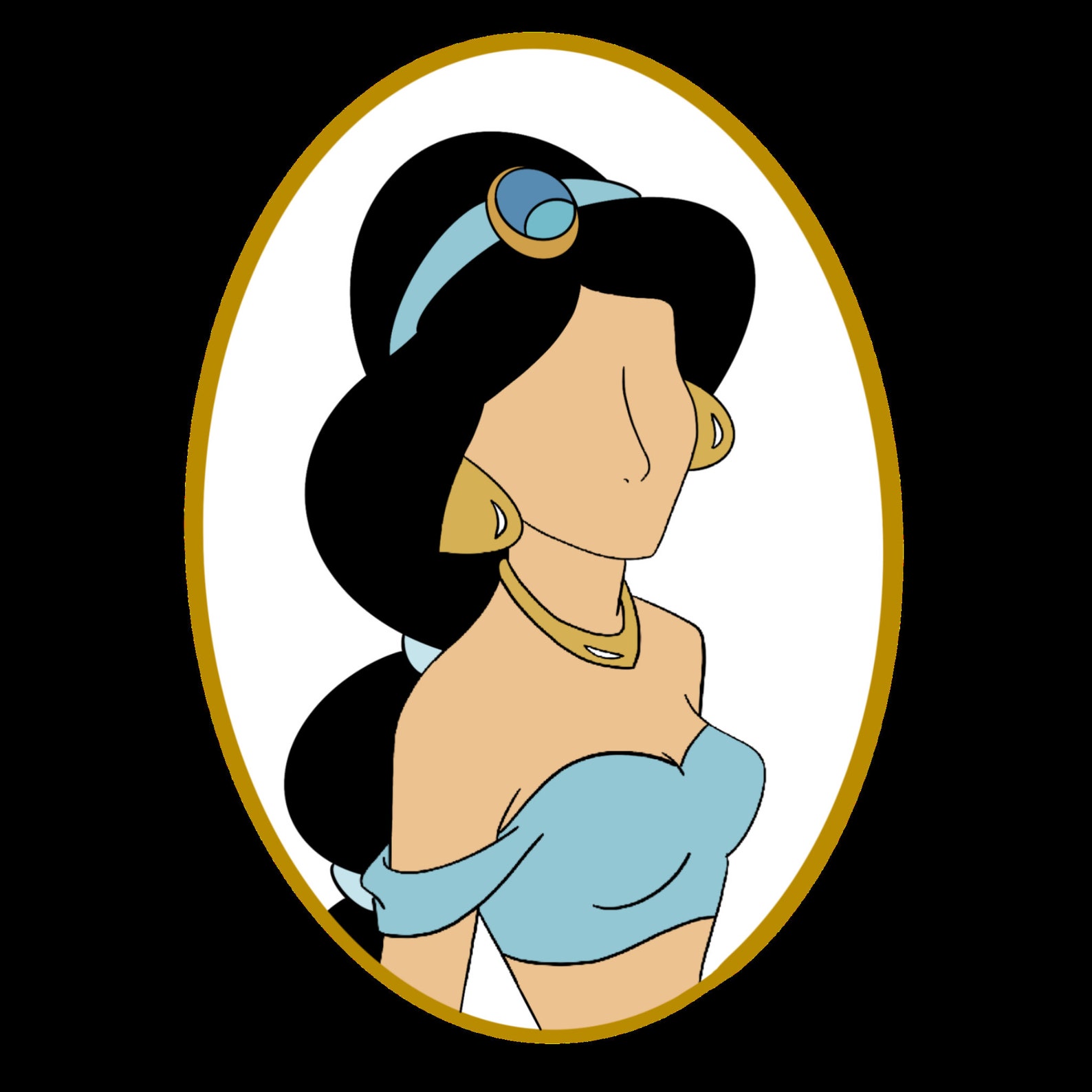 Princess Jasmine Sticker Disney Princess Die Cut Vinyl Etsy