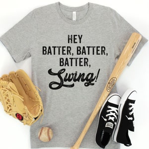 Baseball Fan Shirt for Mom, baseball Dad tshirt, hey batter batter shirt, distressed game day shirt, baseball season shirt for Fathers Day