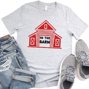 Euchre shirt for card player, Funny In The Barn Midwest Euchre shirt for Dad, Euchre gift for card game lover, Bella Unisex shirt for Euchre