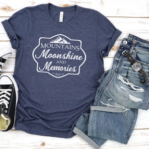 Gatlinburg Vacation T Shirt for Smoky Mountain trip, Tennessee girls trip, moonshine shirt for men, mountain tshirt for women