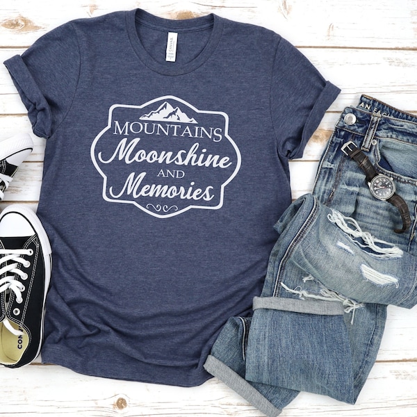 Gatlinburg Vacation T Shirt for Smoky Mountain trip, Tennessee girls trip, moonshine shirt for men, mountain tshirt for women