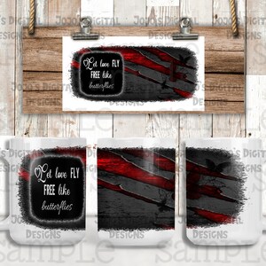 Let Love Fly Free Mug Design