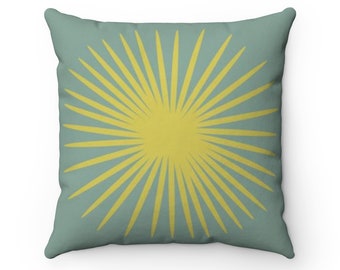 celery green throw pillows