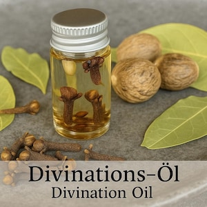 Divinationsöl – Magisches Öl zur Öffnung des Dritten Auges & Förderung der Intuition Weissagungsöl