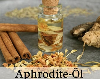 Aphrodite Liebesöl – Magisches Ritualöl für Liebe, Anziehung & Beziehungen | Wicca, Hexenbedarf, Esoterik