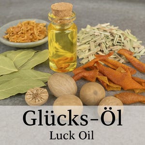 GLÜCK / Flüssiges Glück Öl /magisches Öl Glück / Ritualöl Glück / spirituelles Glücksöl/ magickal Oil luck