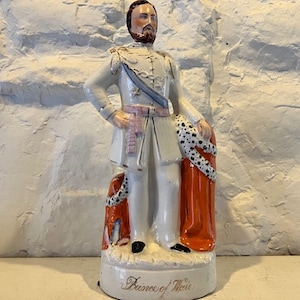 Staffordshire Prince of Wales Figure, circa 1860, large