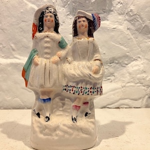 Staffordshire Figurine Dancing Couple