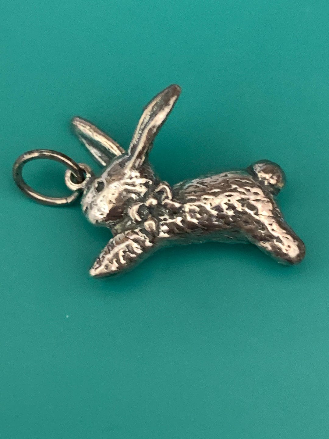 925 Rabbit With Bow Vintage Sterling Silver Jewelry Charm #keepsake # ...