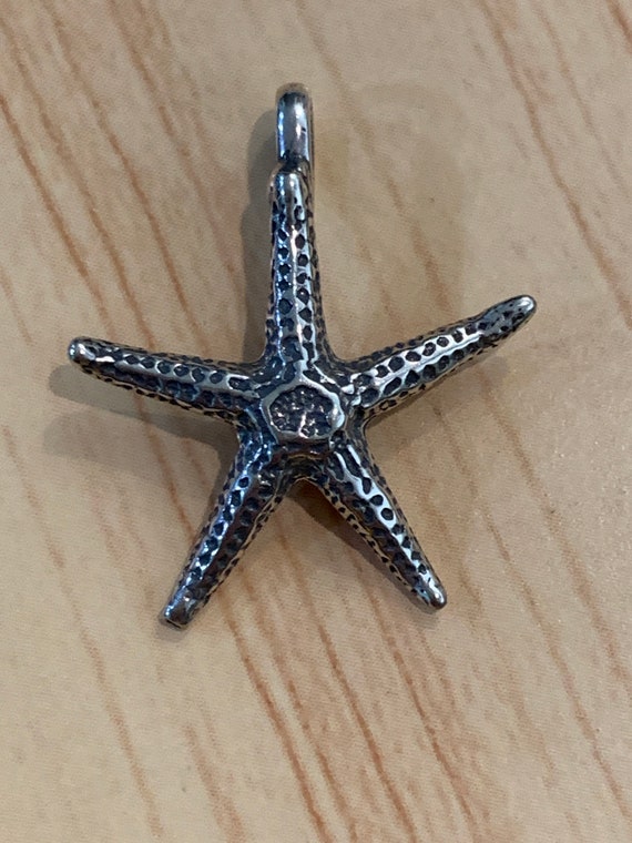 Starfish Sterling Silver Jewelry Charm