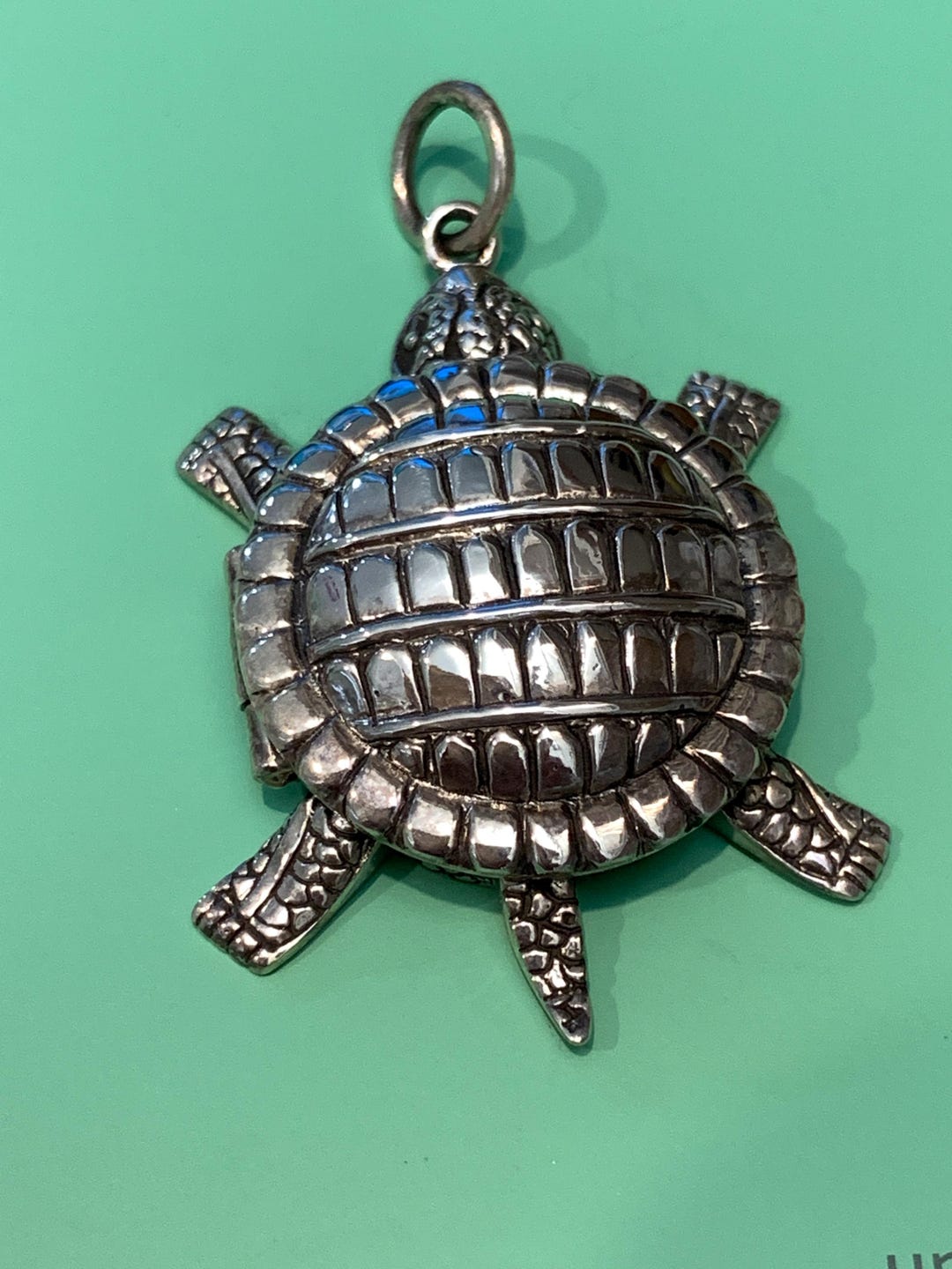 Turtle Locket 925 Vintage Turtle Locket Sterling Silver Jewelry #turtle #limited ...