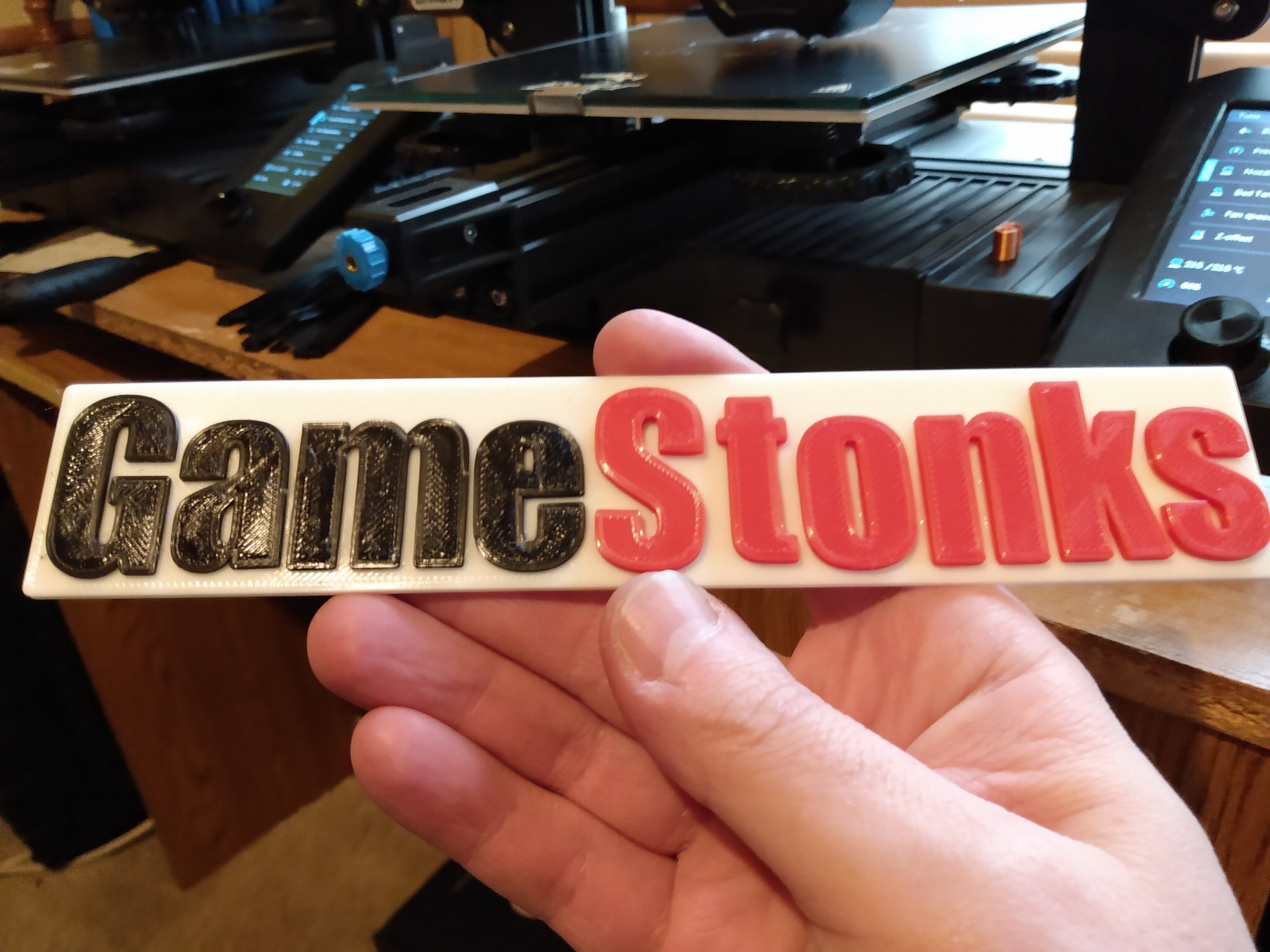 GME AMC WSB Gamestonks Phrase Desk Deco Etsy