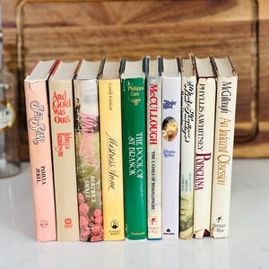 Lot of 10 Vintage Book Club Hardcover Books 1970s-80s | Historial Romance | Mystery | Avon Book Club | Free Shipping